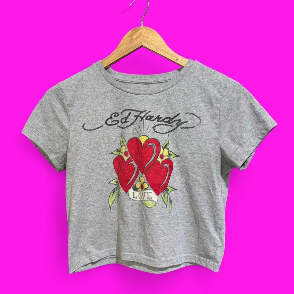 Y2K Ed Hardy Baby Tee